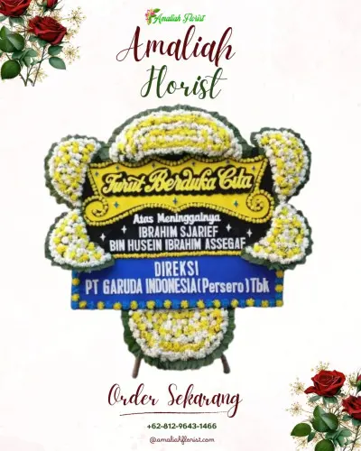 Papan Bunga Duka di Argasari