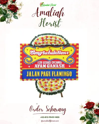Bunga Papan Congratulation di Argasari
